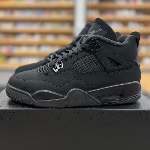 Jordan 4 Retro Black Cat (2025) (GS) - Preowned