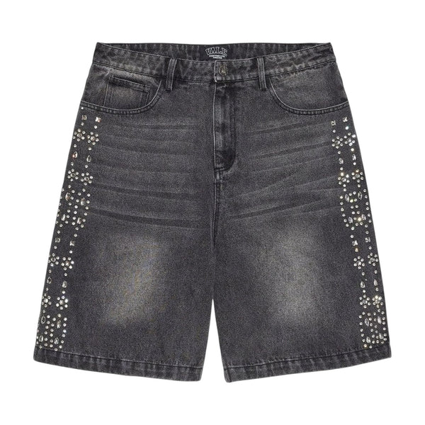 Vale Forever Crystal Jean Shorts (Black)