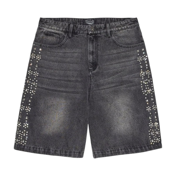 Vale Forever Crystal Jean Shorts (Black)