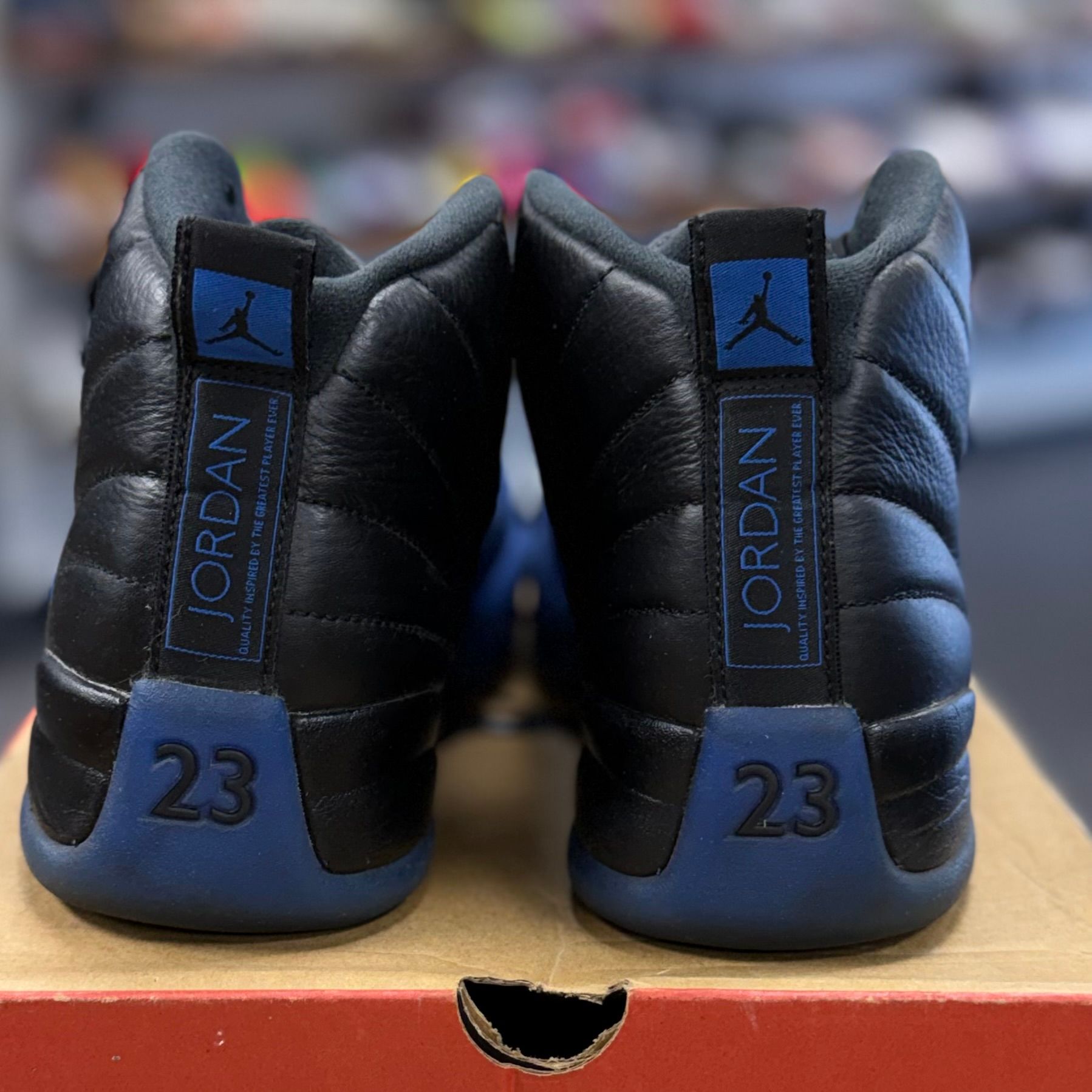 Jordan 12 Retro Black Game Royal - Preowned