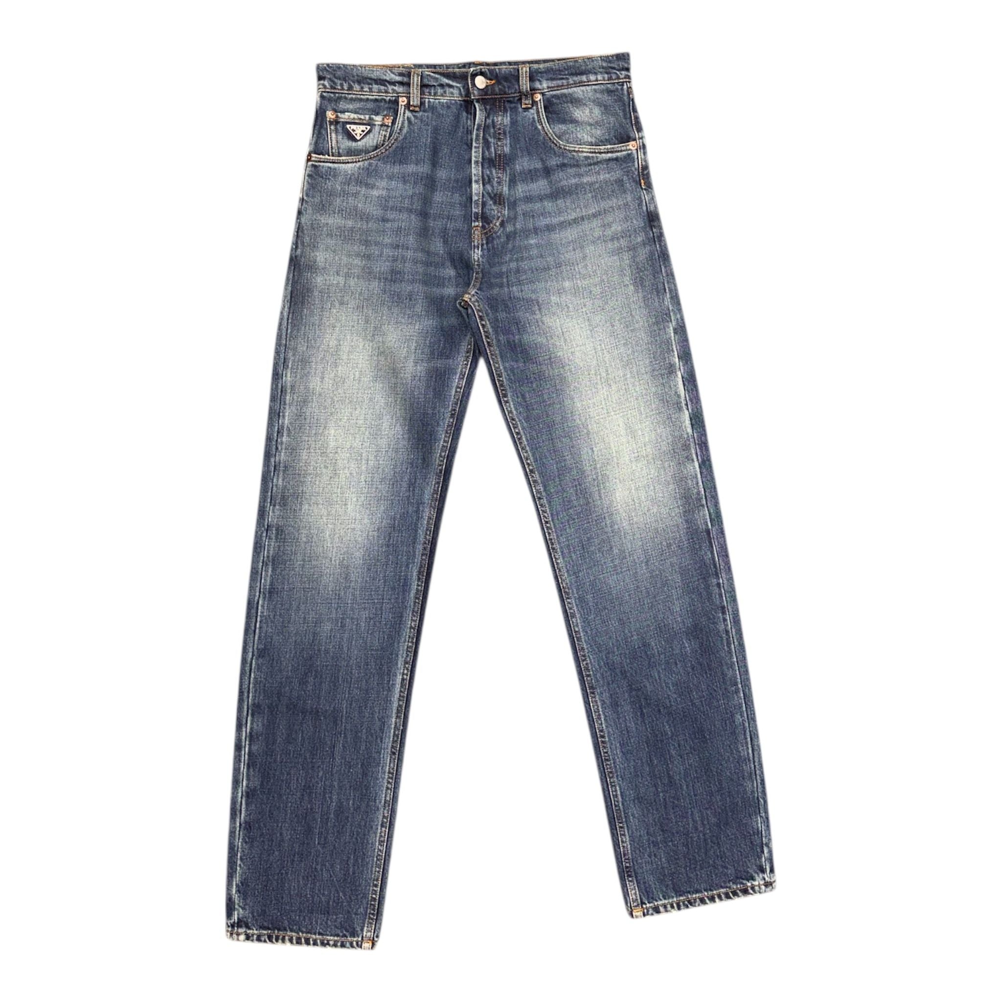 Prada 5 Pocket Denim (Washed Blue)