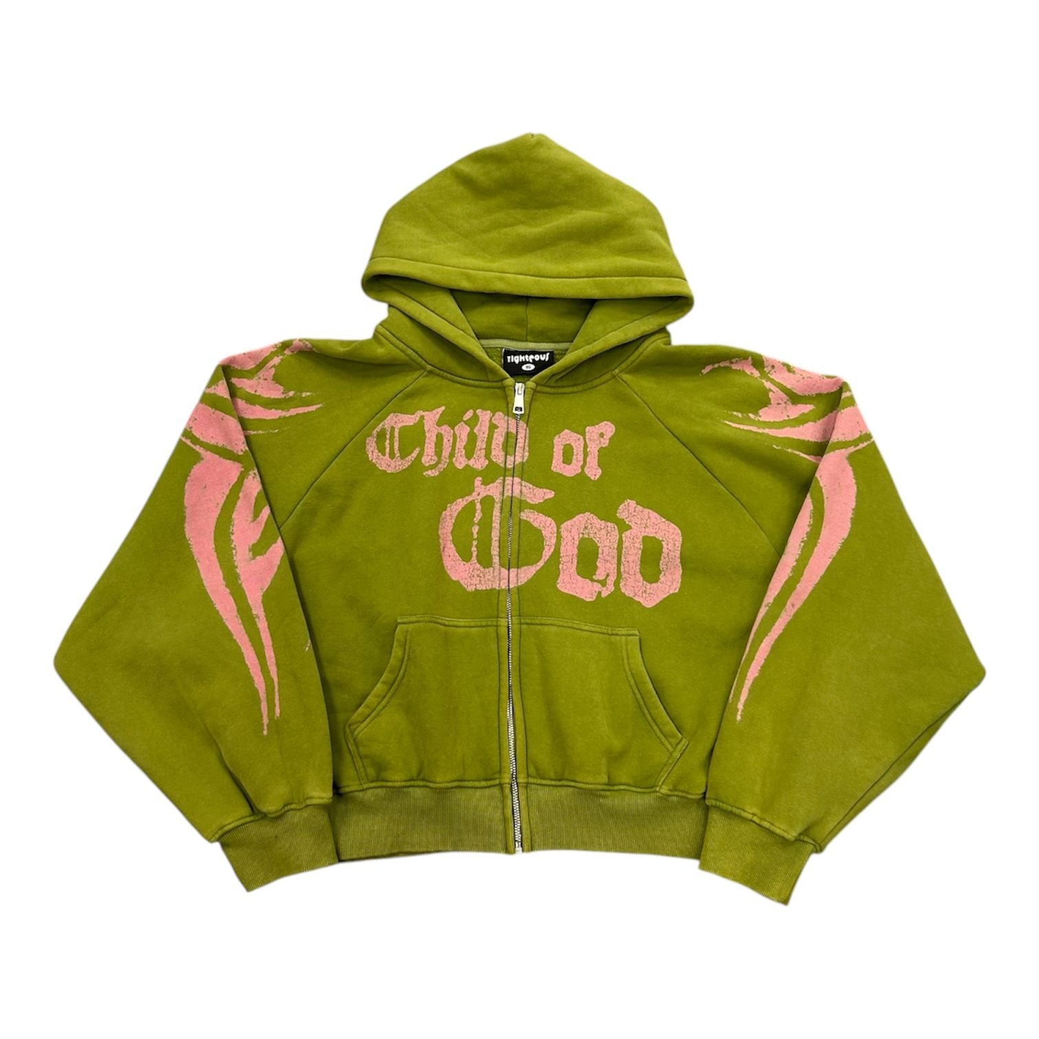 We Are Righteous Hoodie Child of God Green - Preowned