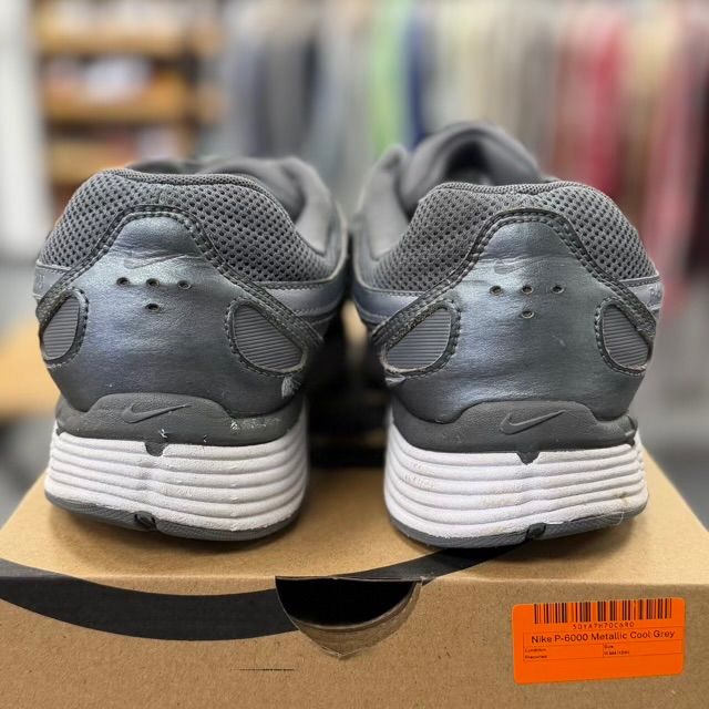 Nike P-6000 Metallic Cool Grey - Preowned