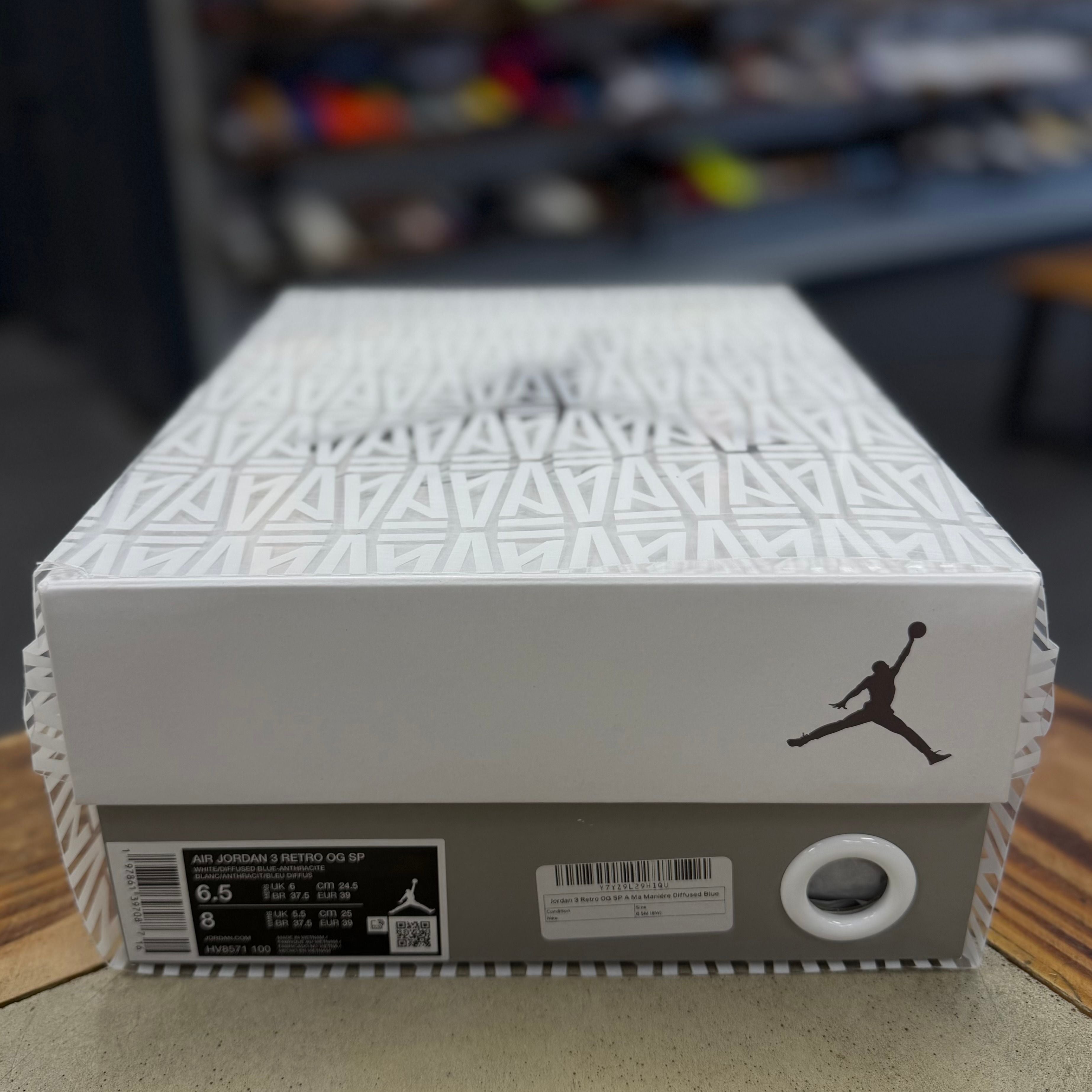 BRAND NEW STEAL - Jordan 3 Retro OG SP A Ma Maniére Diffused Blue