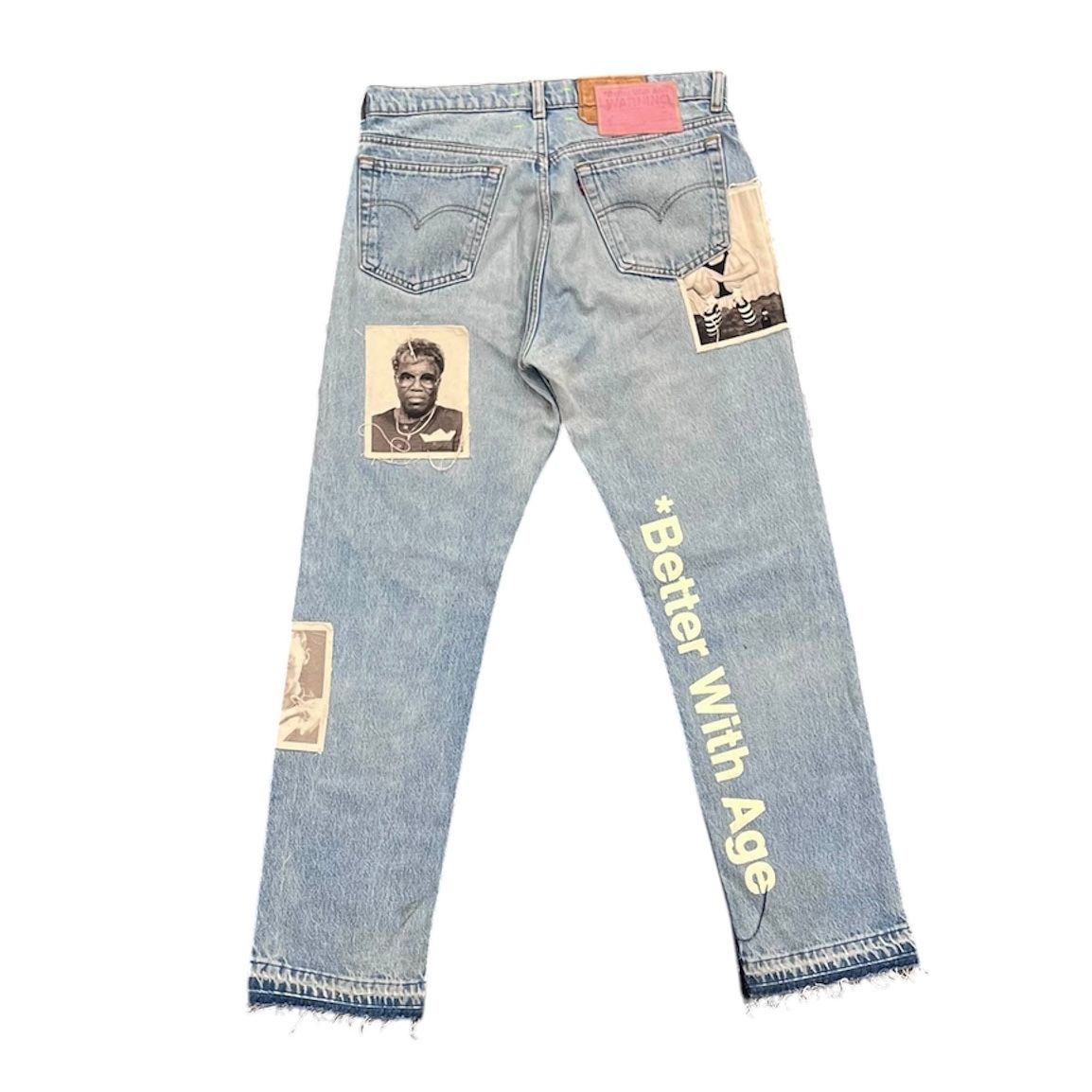 Better With Age Revolt Patchwork Denim Jean - Preowned