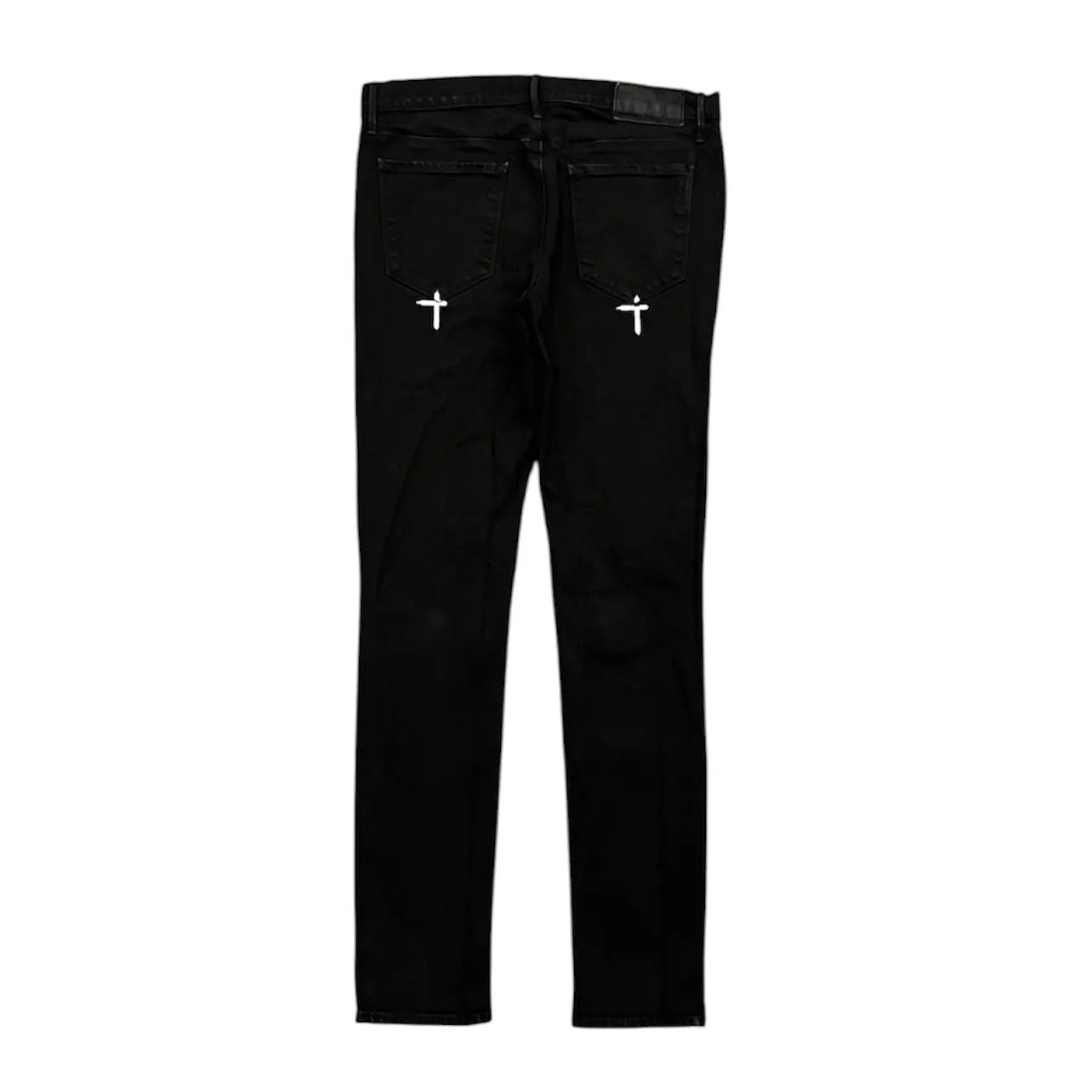 RTA Rest In Peace Jean (Black/White) - Preowned