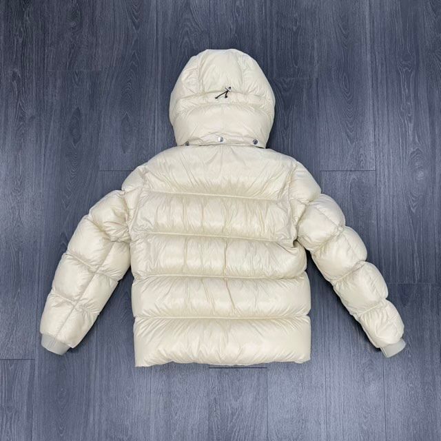 Moncler Orizaba Down Jacket (Cream) - Preowned