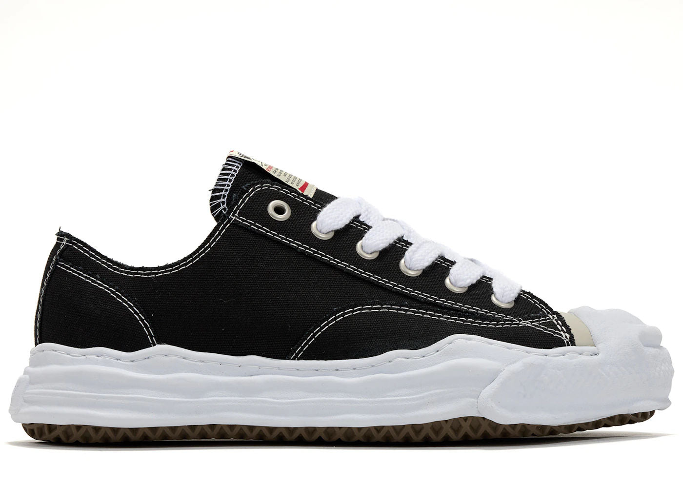 Maison Mihara Yasuhiro Hank OG Sole Suede Low Black White - Preowned
