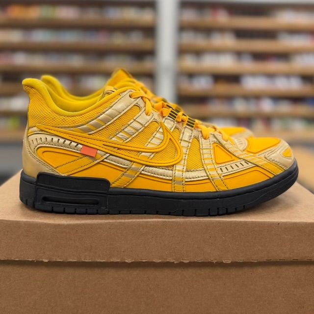 Nike Air Rubber Dunk Off-White University Gold - Preowned