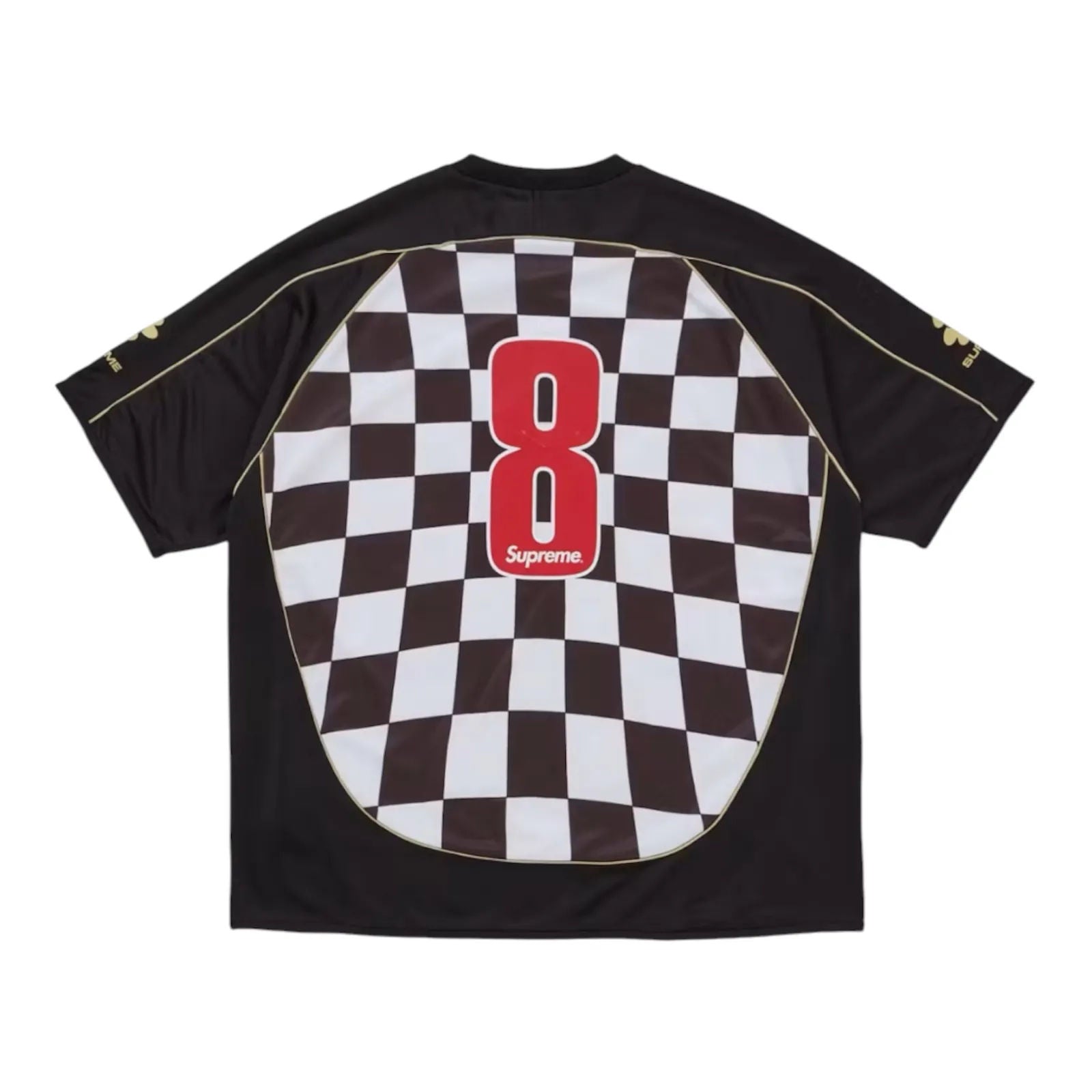 Supreme Checkerboard Soccer Jersey Black