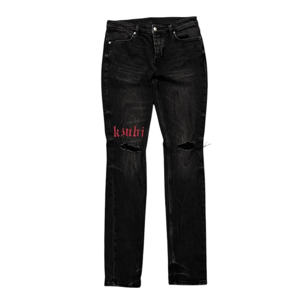 Ksubi Van Winkle Sonic Kult Jean (Black) - Preowned