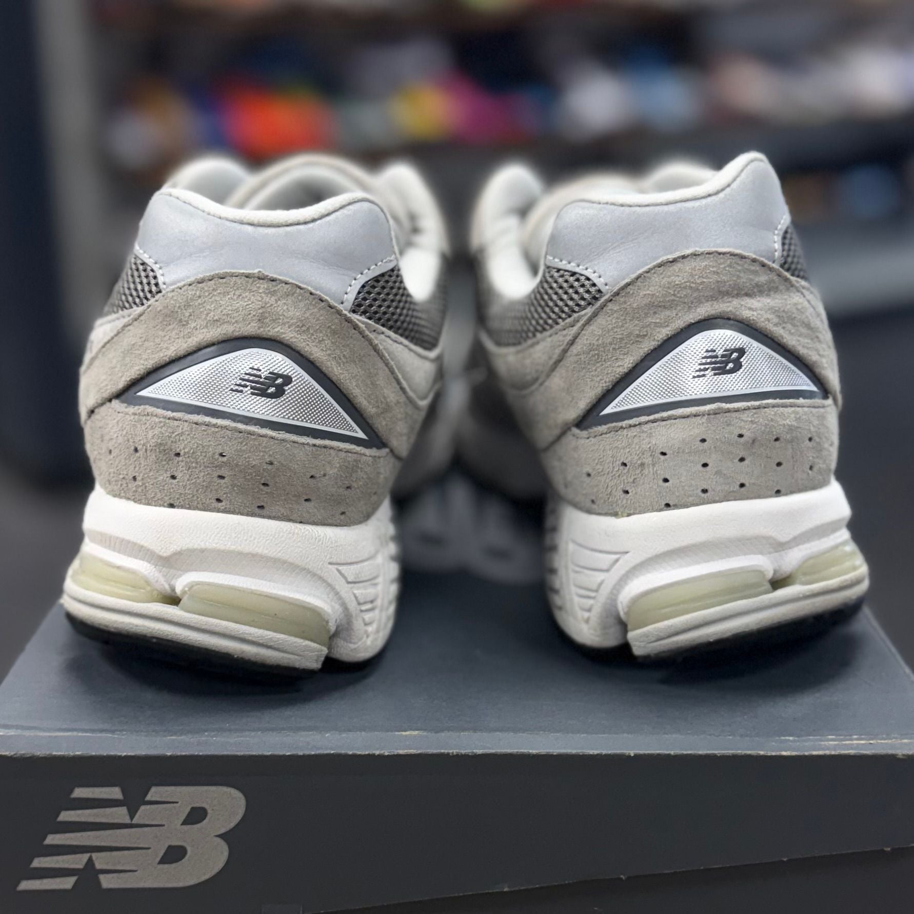 New Balance 2002R Grey White - Preowned
