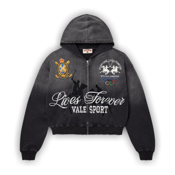 Vale Forever Black Rock Zip Up (Black)