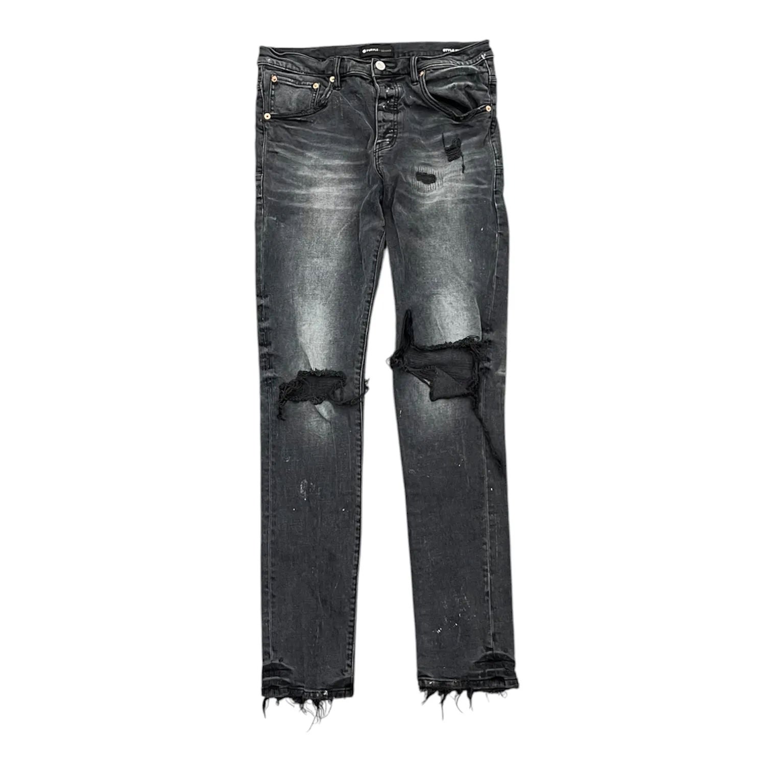 Purple Brand P002 Jean Grey Distressed  - Preowned