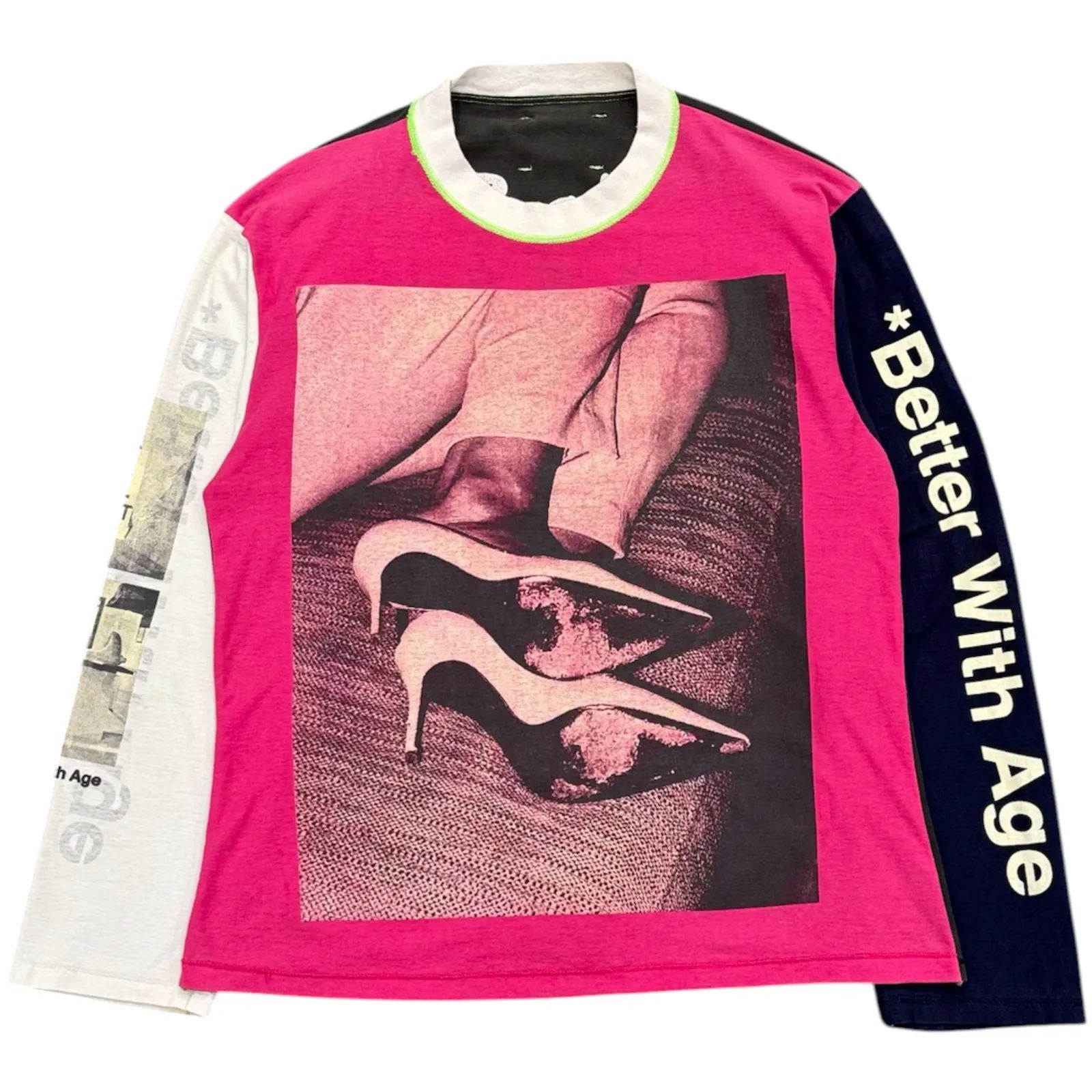 Betterwithage Smear Reversible L/S Tee (Multi) - Preowned