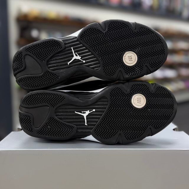 Jordan 14 Retro Black White - Preowned