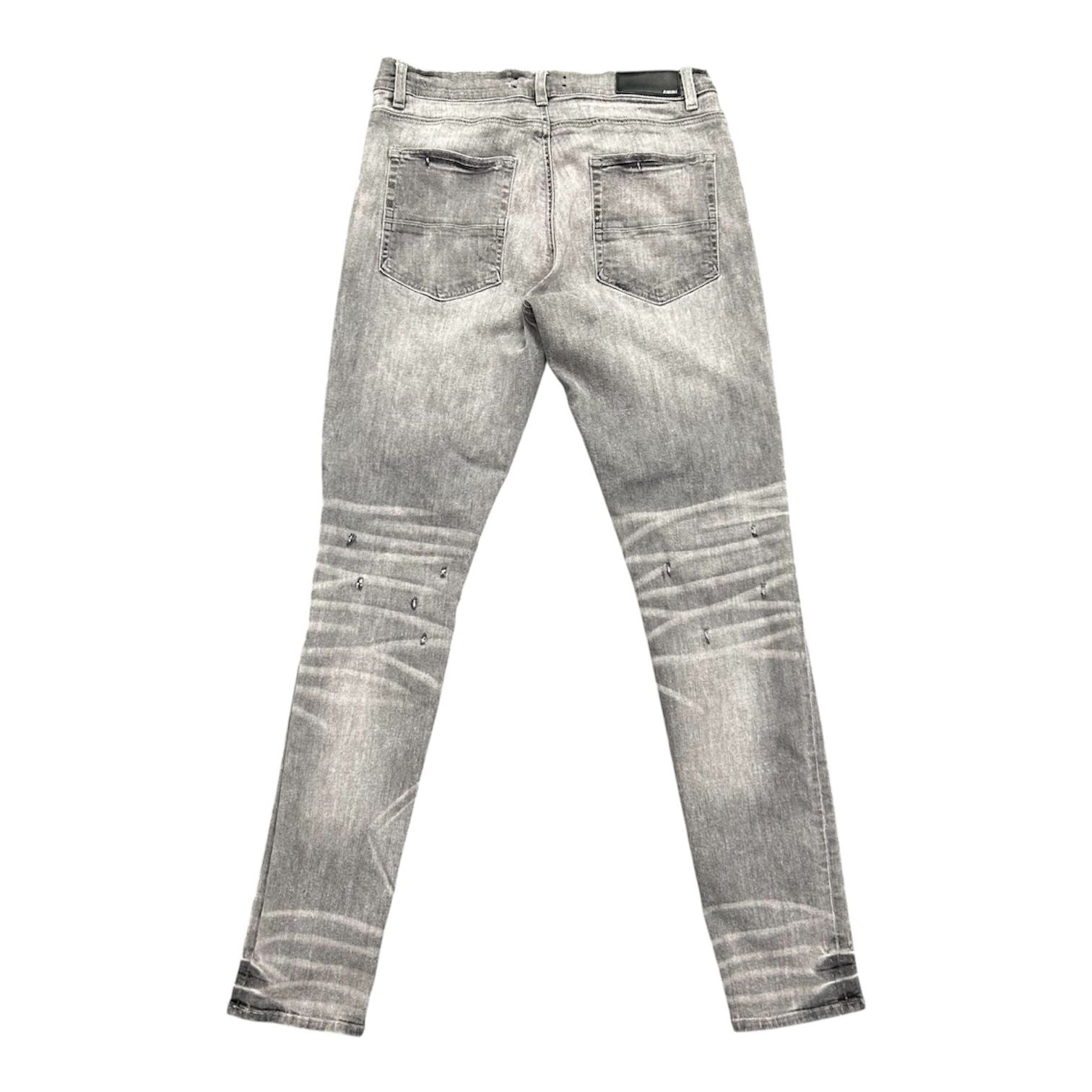 Amiri Destressed Jeans (Grey) - Preowned