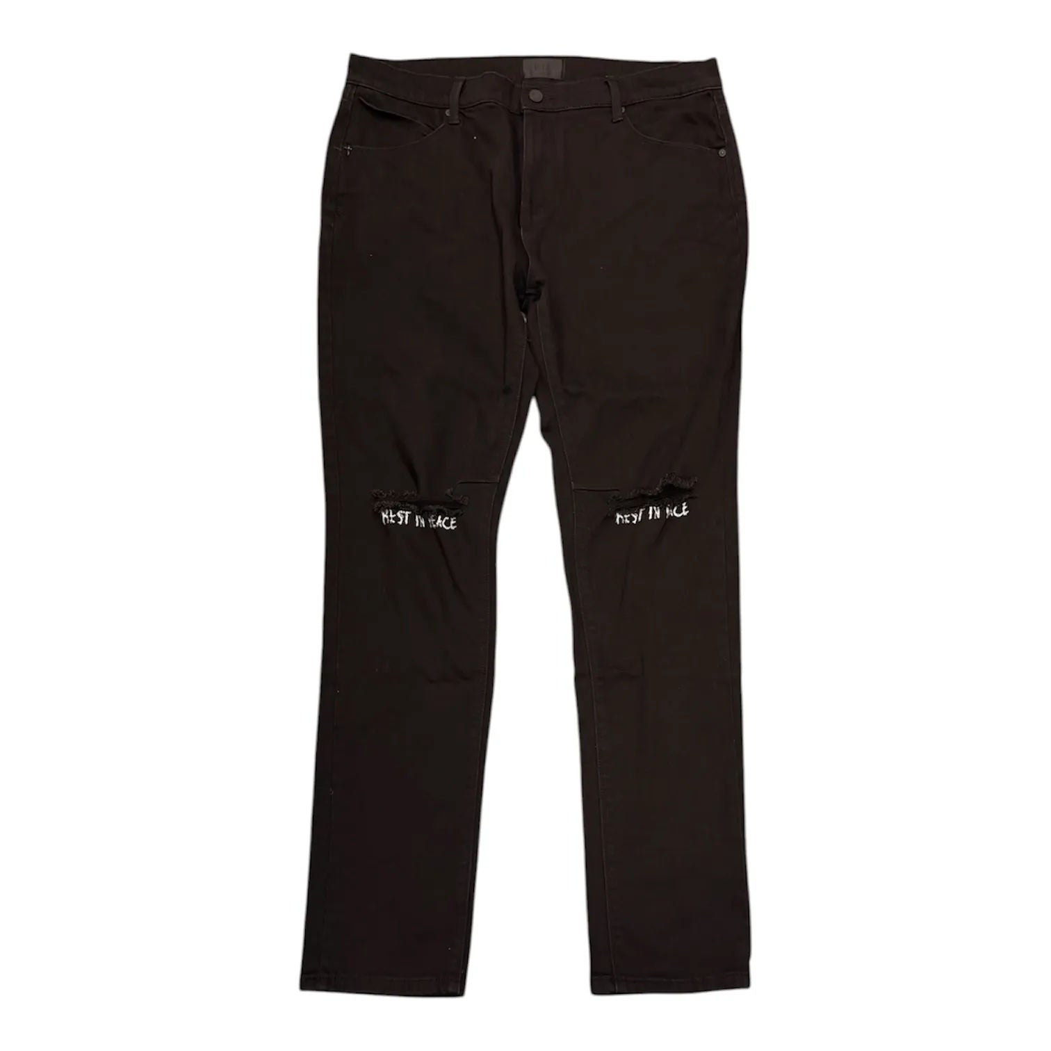 RTA Rest In Peace Jean (Black/White) - Preowned