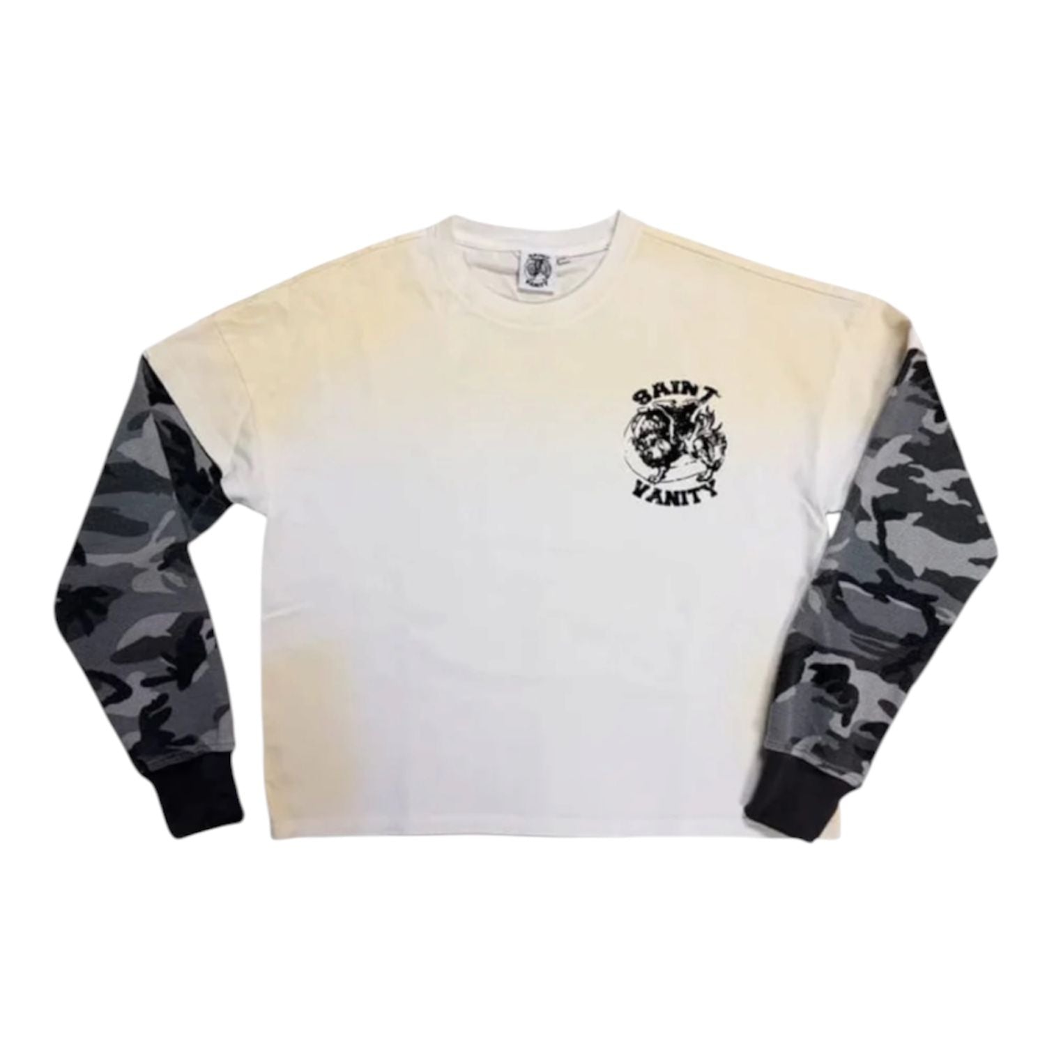 Saint Vanity Smoke Camo Thermal Tee (Cream) - Preowned