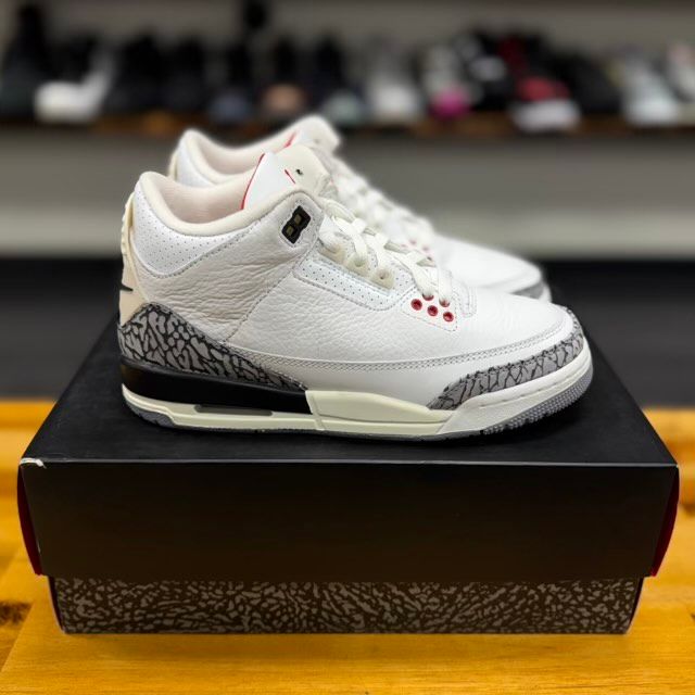 Jordan 3 Retro White Cement Reimagined (GS) - Preowned