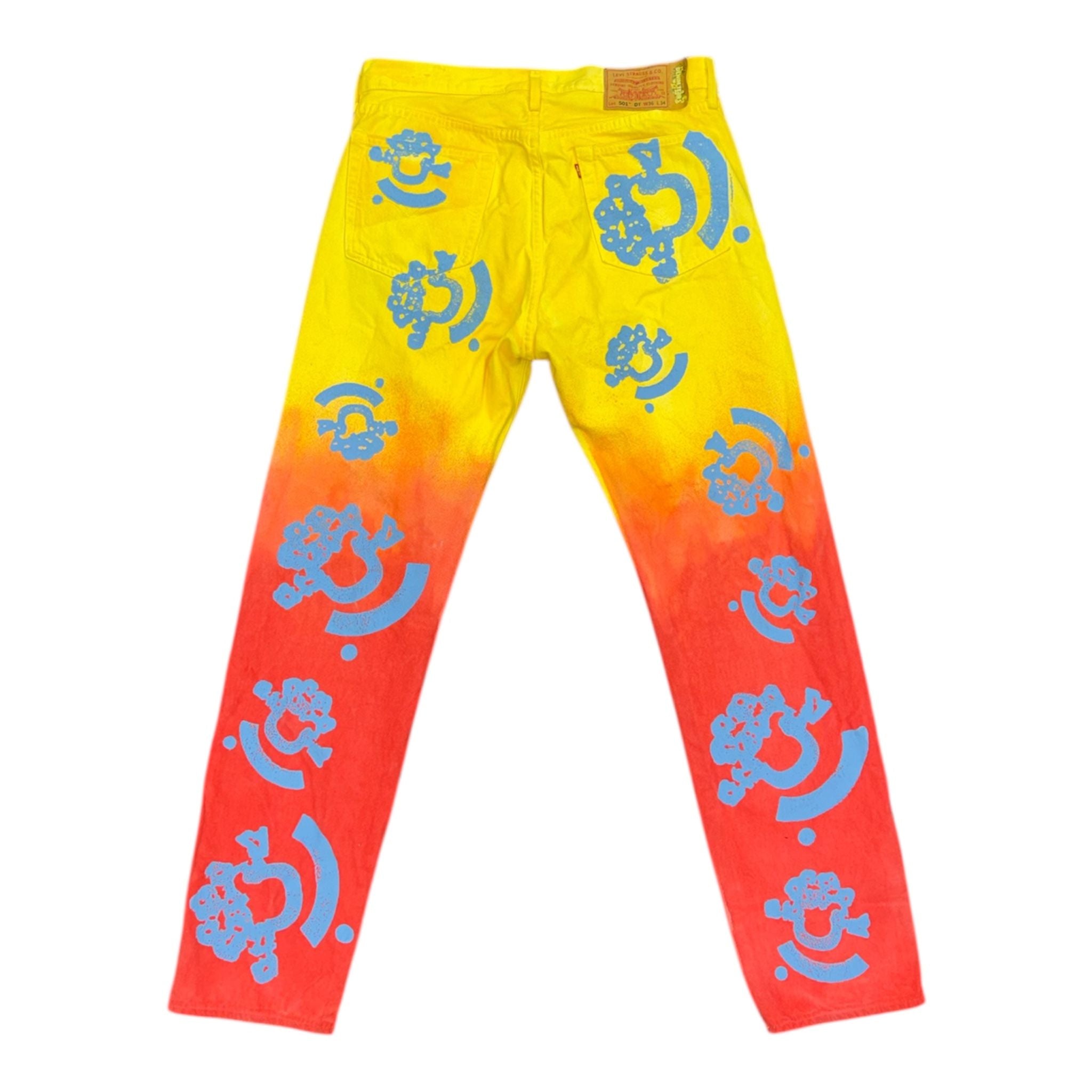 Denim Tears Bstroy Tears 501 Jean Gradient - Preowned