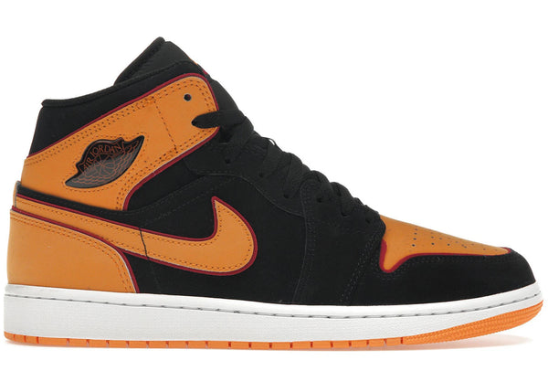 Jordan 1 Mid Fat Tongue Black Orange - Preowned
