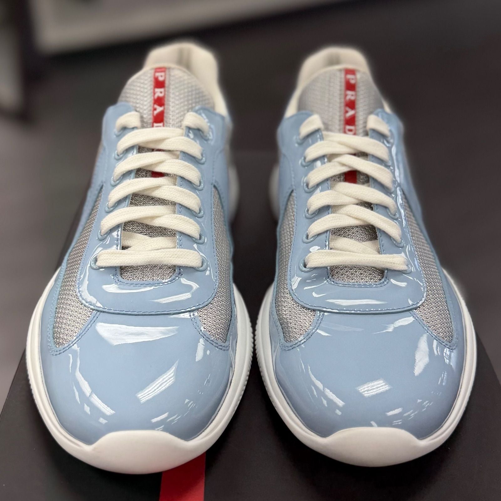 Prada America's Cup Silver Celeste - Preowned
