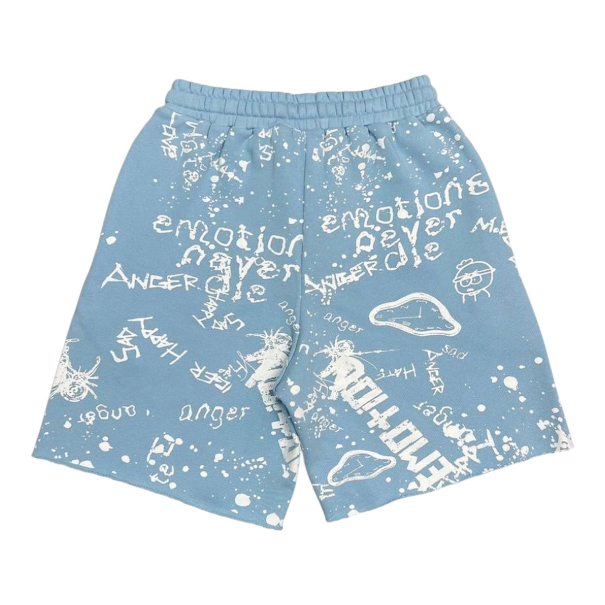 Mixed Emotion Graffiti Short (Blue)