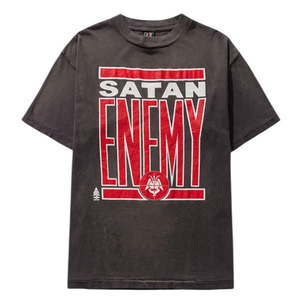 Saint Michael Satan Enemy Tee (Washed Black) - Preowned