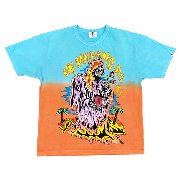 Warren Lotas Bad Bunny Un Verano Sin Ti Ombre T-Shirt Blue - Preowned