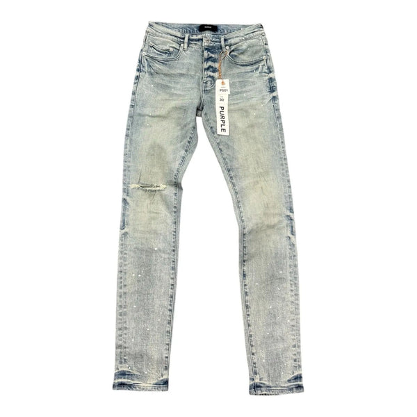 Purple Brand Worn Light Indigo Reflective