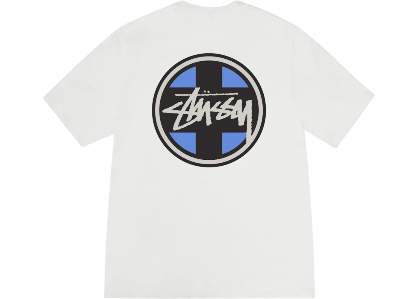 Stussy Cross Dot Pigment Dyed Tee Natural