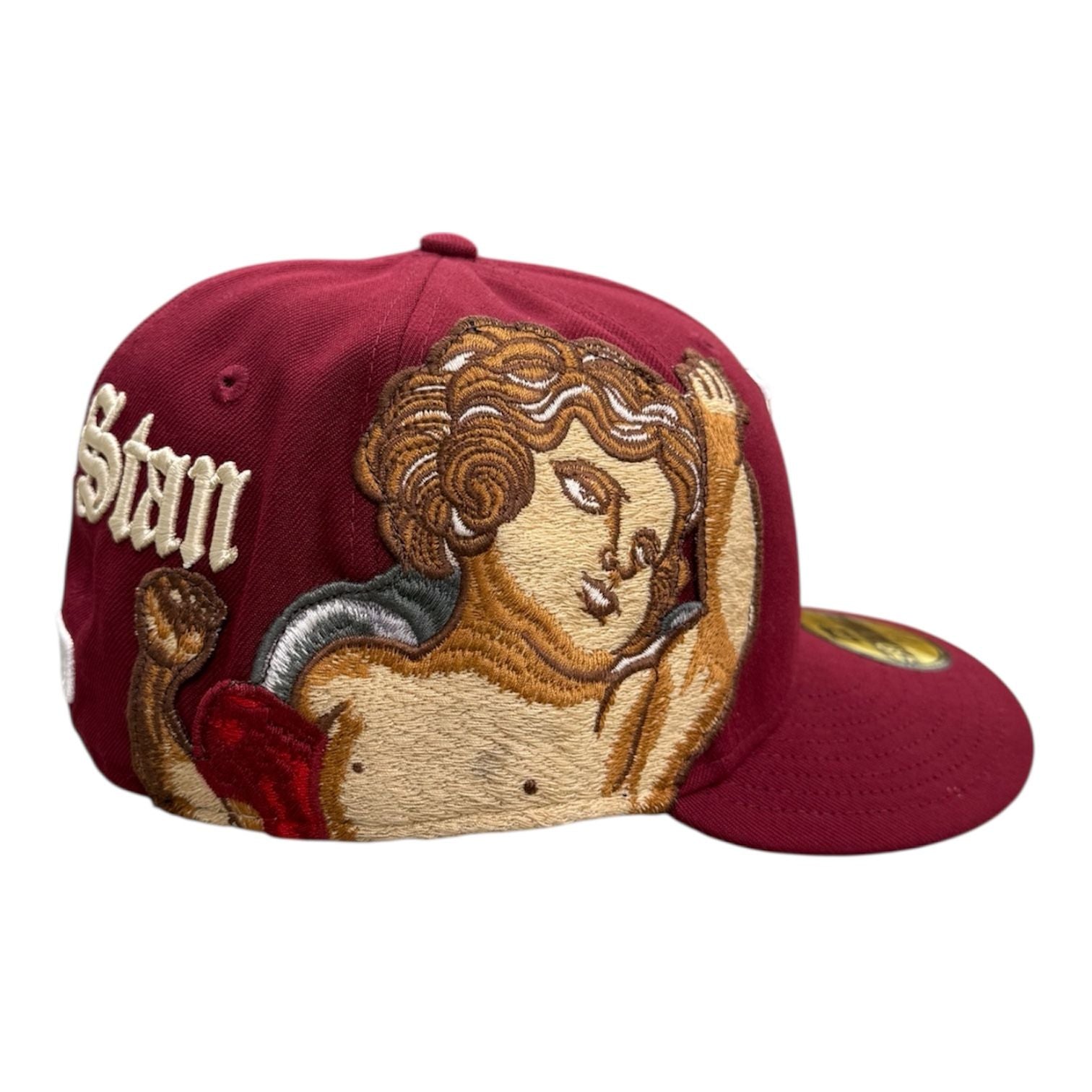 Jon Stan Dodgers Fitted (Burgundy)