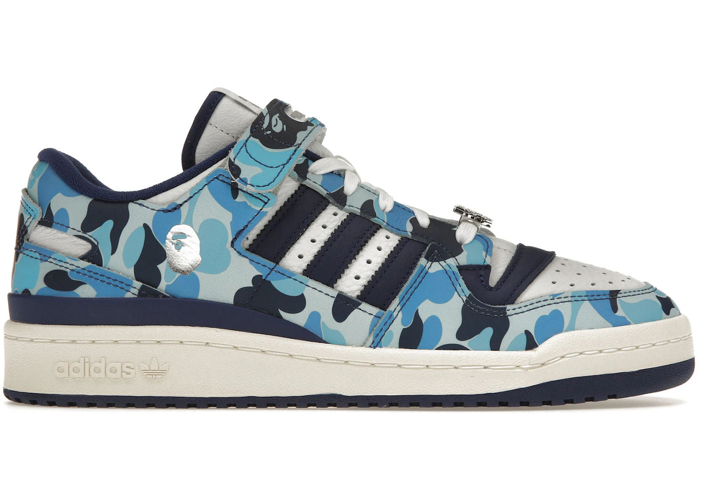 BRAND NEW STEAL - adidas Forum 84 Low Bape 30th Anniversary Blue Camo