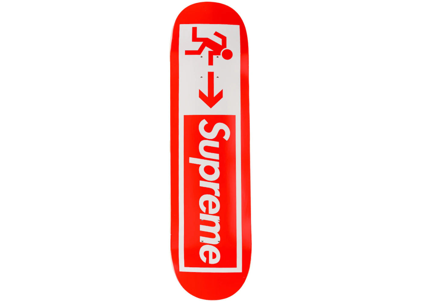 Supreme Exit Skateboard Deck Red - Preowned
