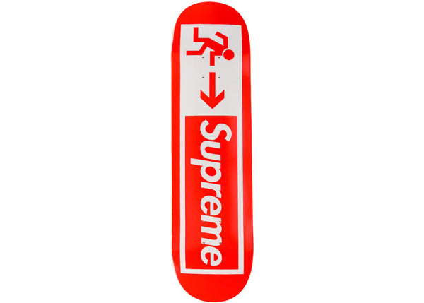 Supreme Exit Skateboard Deck Red - Preowned