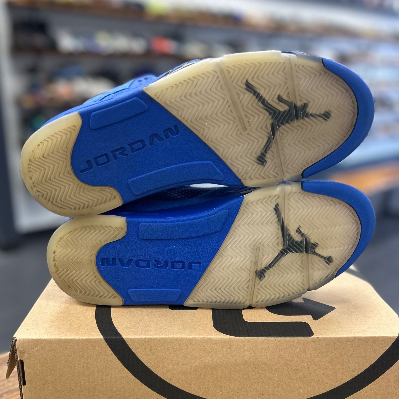 Jordan 5 Retro Blue Suede - Preowned