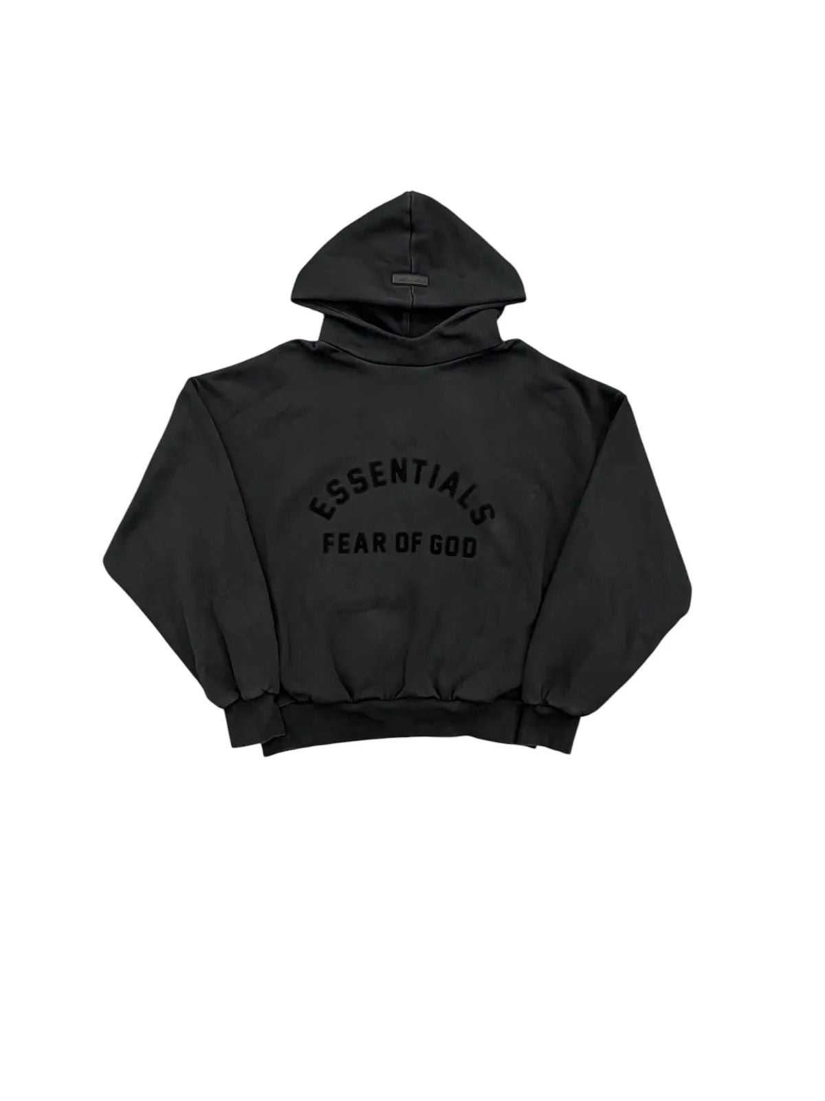 Fear of God Essentials Core Collection Nylon Fleece Hoodie (Black/ Black) - Preowned