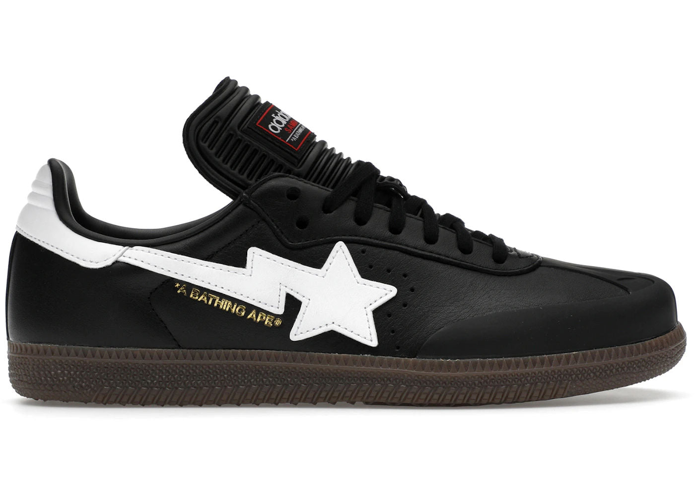 adidas Samba Bape Black White Gum - Preowned