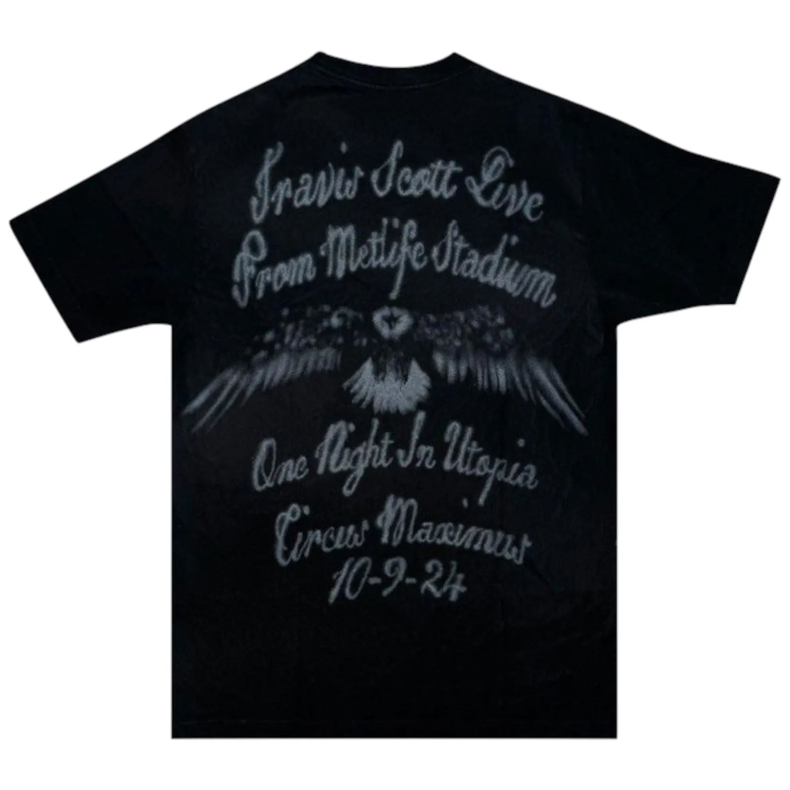 Travis Scott Utopia Tour Metlife III Tee (Black)