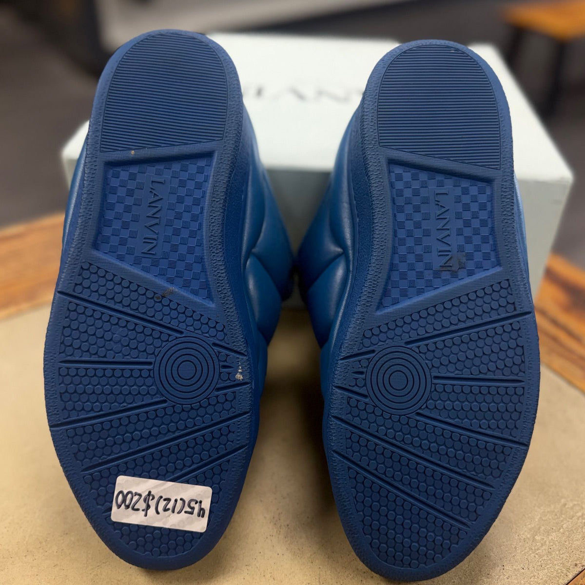 Lanvin Curb XL Sneaker (Bleu) - Preowned
