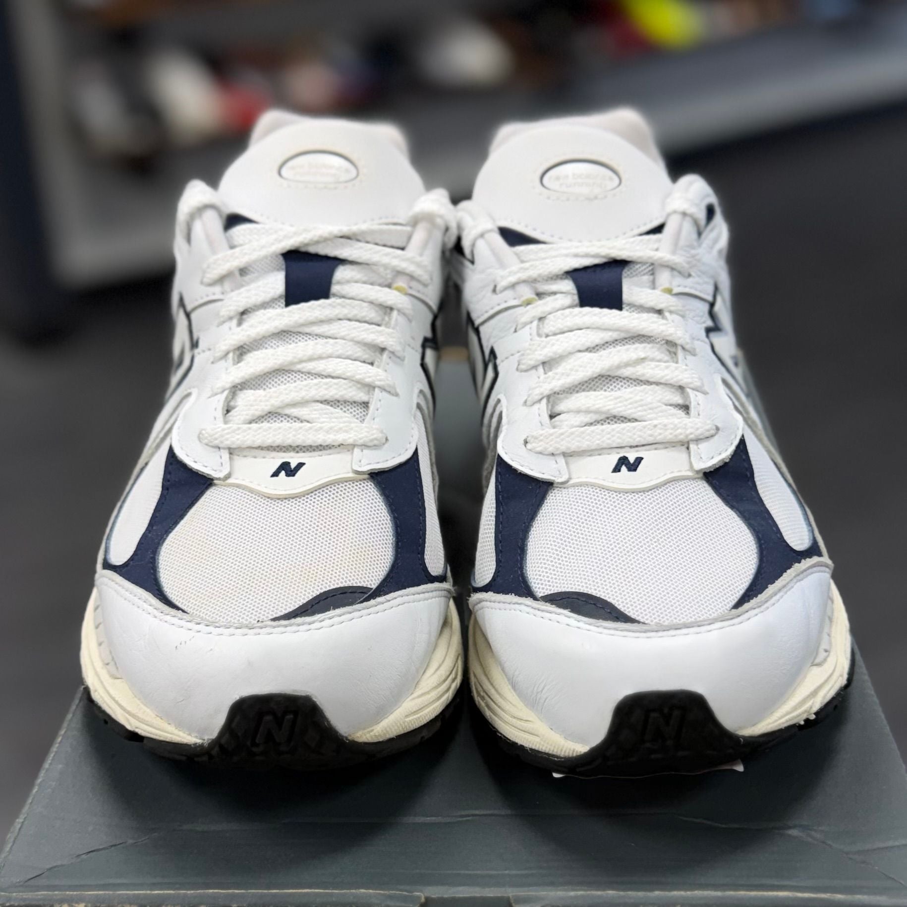 New Balance 2002R White Natural Indigo - Preowned