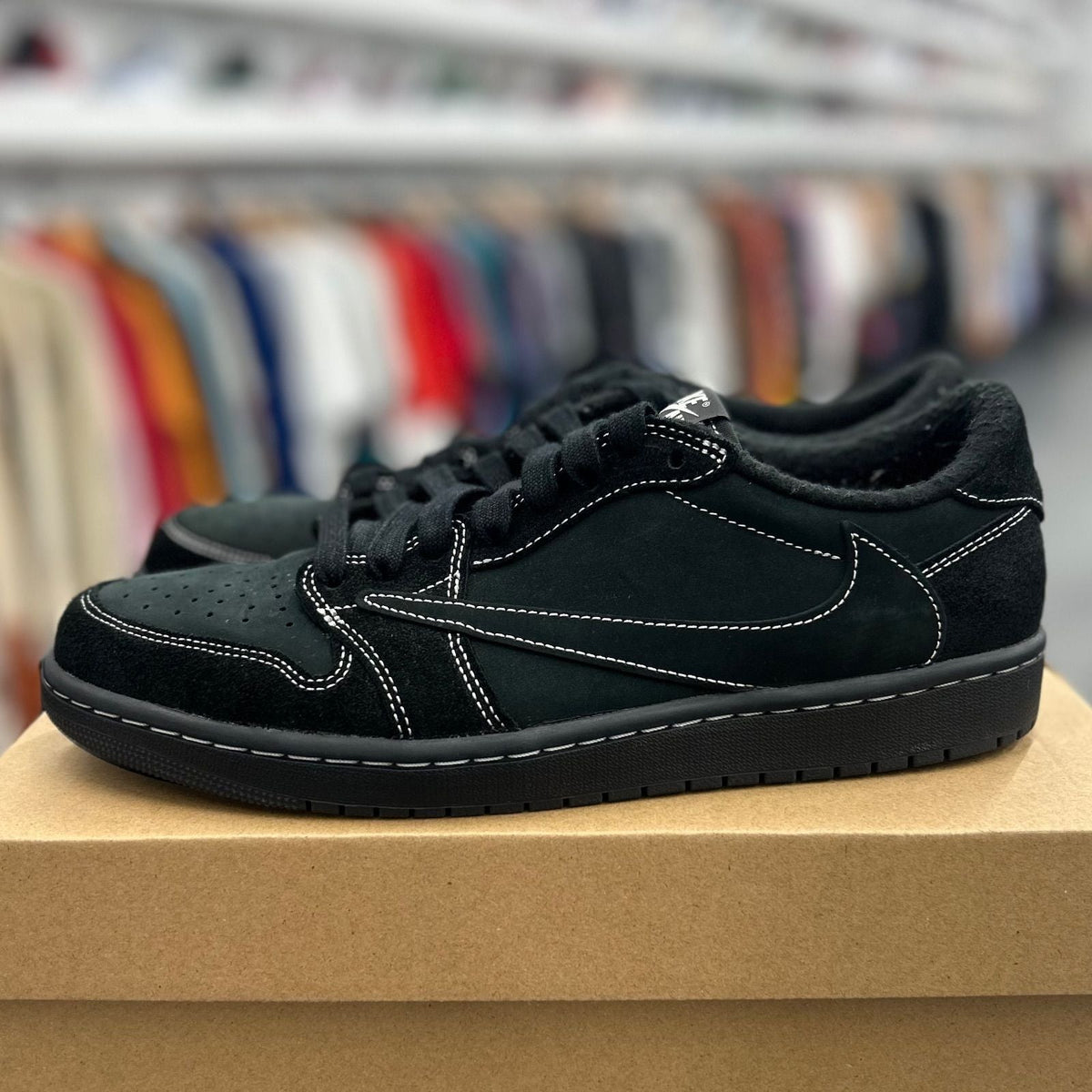 Jordan 1 Retro Low OG SP Travis Scott Black Phantom - Preowned