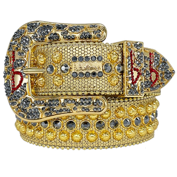 BB Simone Triple B Safa Gold Belt - Preowned