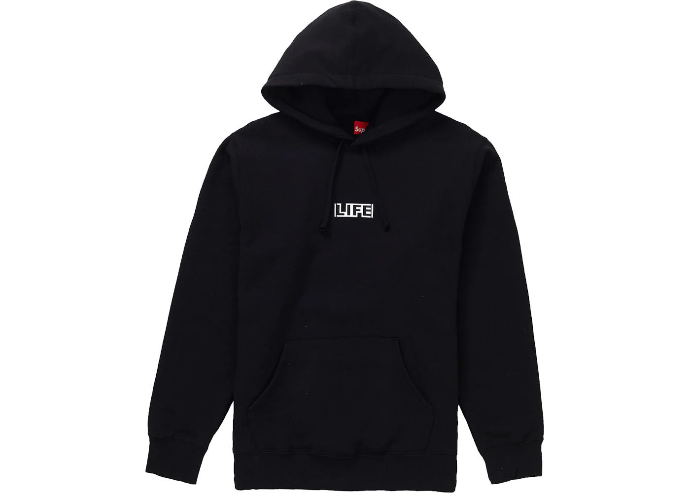 Supreme Gilbert & George LIFE Hooded Sweatshirt Black - Preowned
