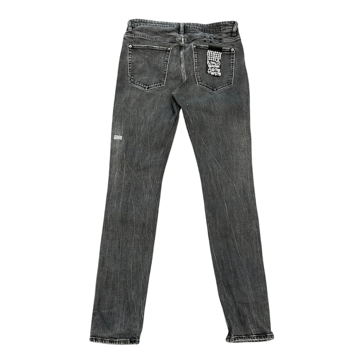 Ksubi Van Wrinkle Smoke Bomb Jeans (Grey) - Preowned
