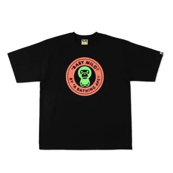 Bape Neon Milo Relaxed Tee (Black) - Preowned