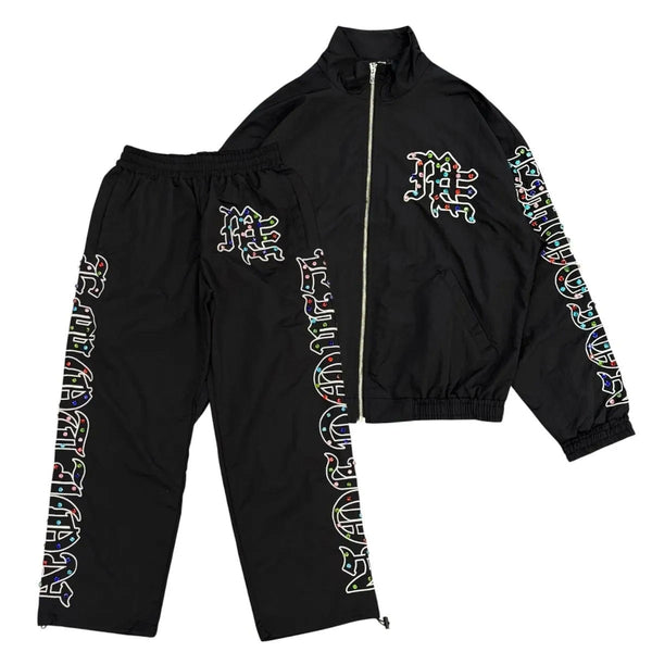 Mixed Emotions ME Rhinestone Nylon Set (Black)