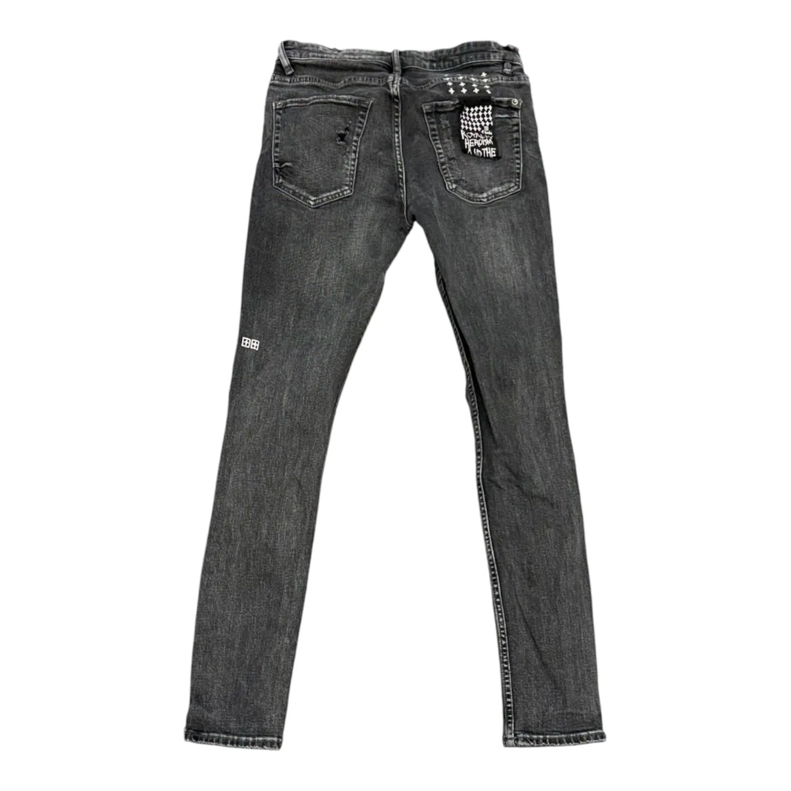 Ksubi Van WInkle Angst Plateis Jeans (Black Wash) - Preowned