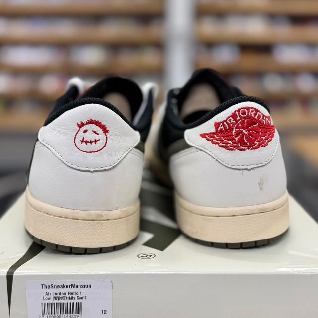 Jordan 1 Retro Low OG SP Travis Scott Olive (Women's) - Preowned